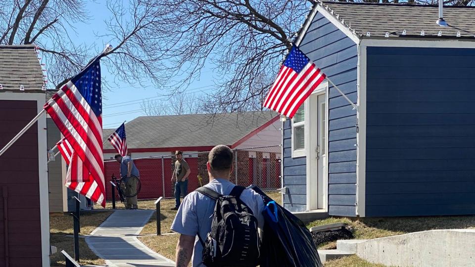 Homeless veteran