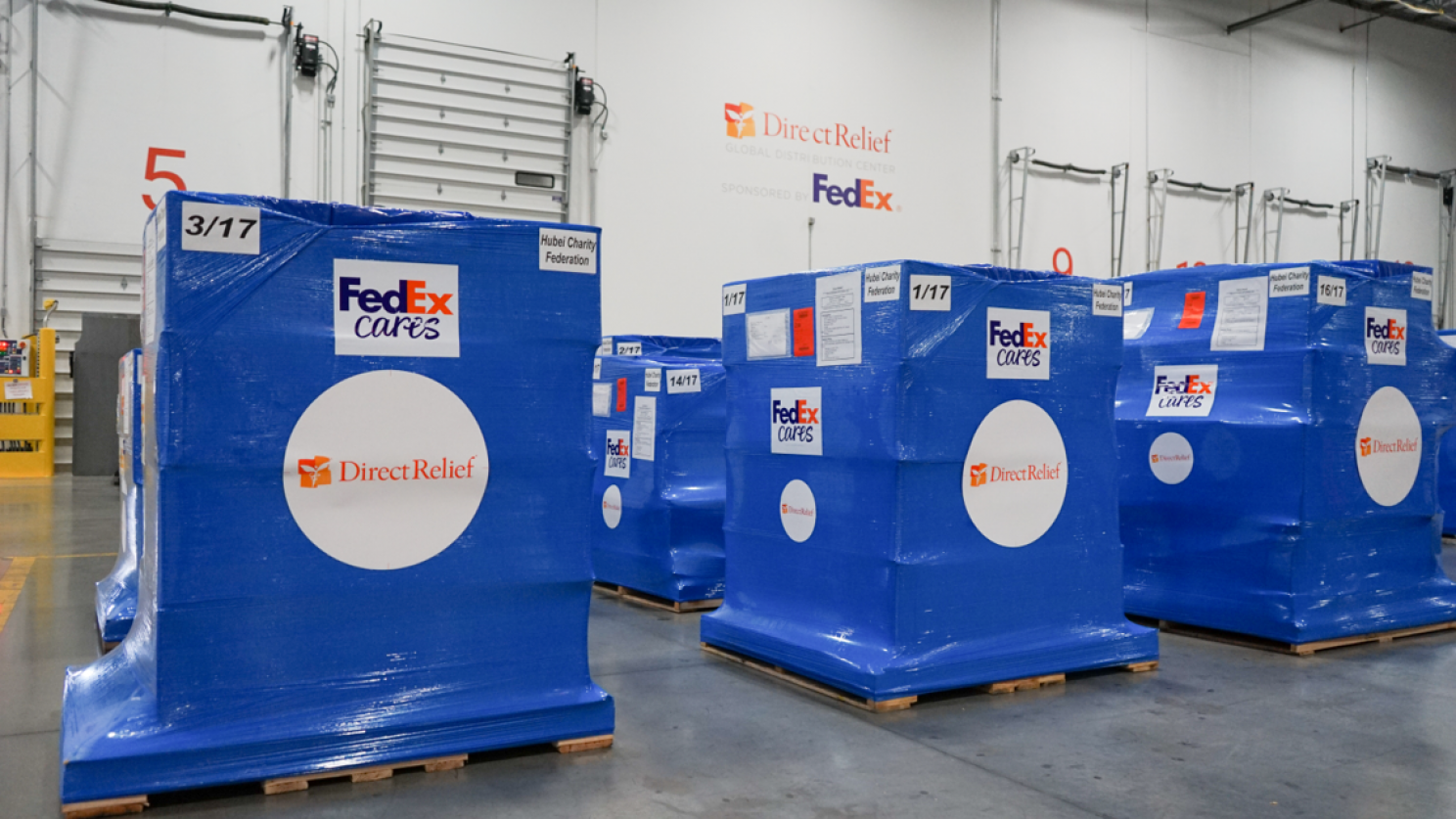 Disaster relief pallets