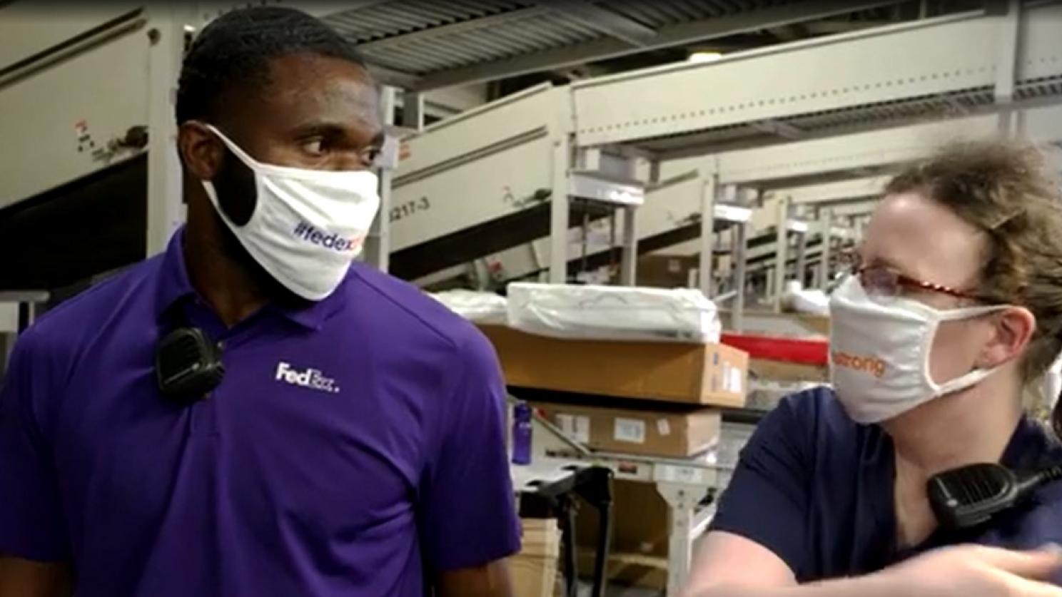 FedEx Ground workers