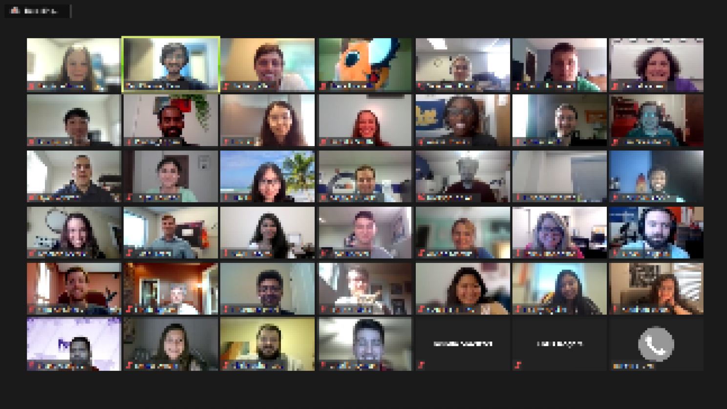 Zoom call screenshot