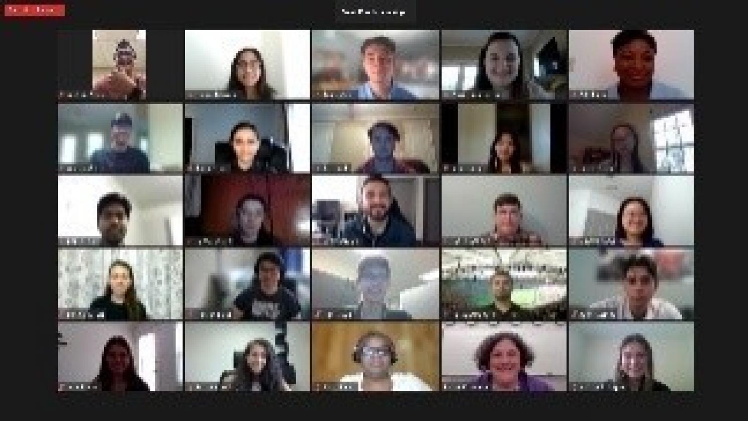 Zoom call screenshot