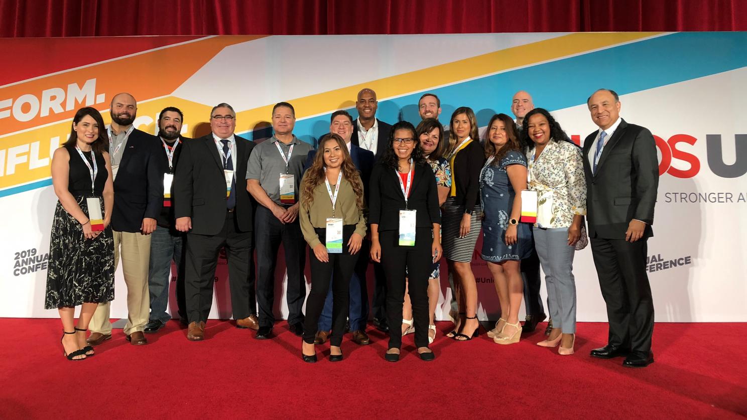 group of hispanic students