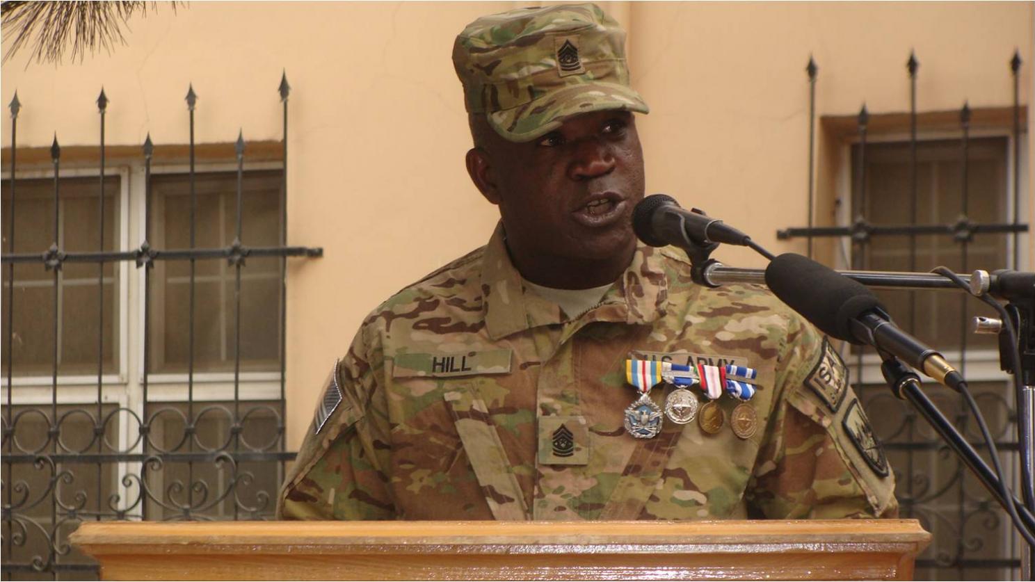 Man in Army uniform